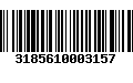 Código de Barras 3185610003157