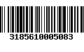 Código de Barras 3185610005083