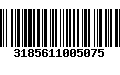 Código de Barras 3185611005075