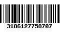 Código de Barras 3186127758707