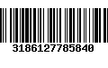 Código de Barras 3186127785840