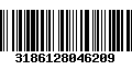 Código de Barras 3186128046209