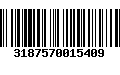 Código de Barras 3187570015409