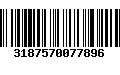 Código de Barras 3187570077896