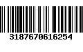 Código de Barras 3187670616254