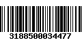 Código de Barras 3188500034477