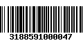 Código de Barras 3188591000047