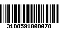 Código de Barras 3188591000078