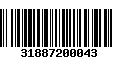 Código de Barras 31887200043