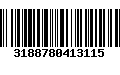 Código de Barras 3188780413115