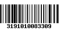 Código de Barras 3191010083309