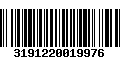 Código de Barras 3191220019976