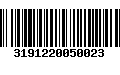 Código de Barras 3191220050023