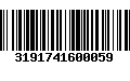 Código de Barras 3191741600059