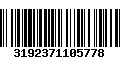 Código de Barras 3192371105778
