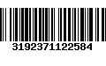 Código de Barras 3192371122584