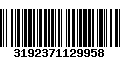 Código de Barras 3192371129958