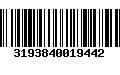 Código de Barras 3193840019442