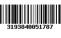 Código de Barras 3193840051787