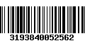 Código de Barras 3193840052562