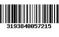 Código de Barras 3193840057215