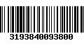 Código de Barras 3193840093800