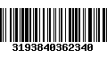Código de Barras 3193840362340