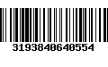 Código de Barras 3193840640554