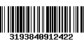 Código de Barras 3193840912422
