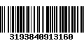 Código de Barras 3193840913160