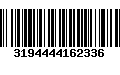 Código de Barras 3194444162336
