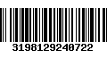 Código de Barras 3198129240722