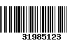 Código de Barras 31985123