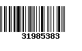 Código de Barras 31985383