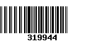 Código de Barras 319944