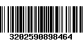 Código de Barras 3202590898464