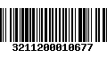 Código de Barras 3211200010677