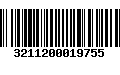 Código de Barras 3211200019755