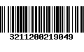 Código de Barras 3211200219049