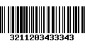 Código de Barras 3211203433343