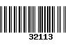 Código de Barras 32113