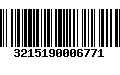 Código de Barras 3215190006771