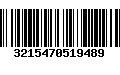 Código de Barras 3215470519489