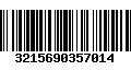 Código de Barras 3215690357014