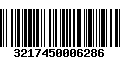 Código de Barras 3217450006286