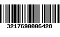 Código de Barras 3217690006428