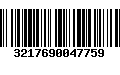 Código de Barras 3217690047759