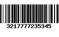 Código de Barras 3217777235345