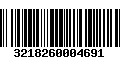 Código de Barras 3218260004691