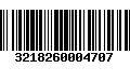 Código de Barras 3218260004707